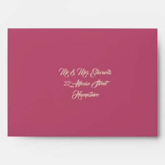 Nouveau frame - Wedding invitation envelope