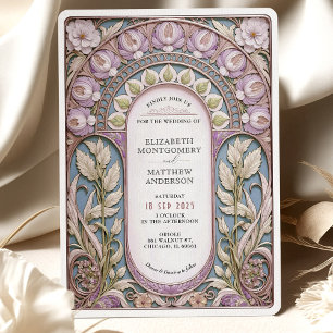 Nouveau Lavender Wedding Invitation