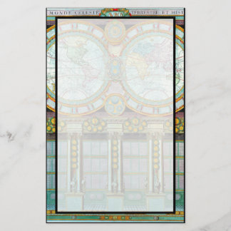 Nouveau Monde -Old-Cartographic-Maps Stationery