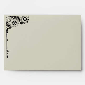 Nouveau Monogram 5x7 Envelope