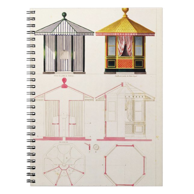 Nouveau Recueil de Menuiserie et de Decorations Notebook (Front)