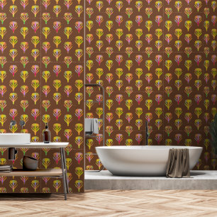 Nouveau Riche Blooms Earthly Wallpaper