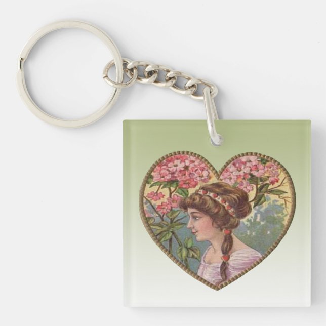 Nouveau Valentine Key Ring (Front)