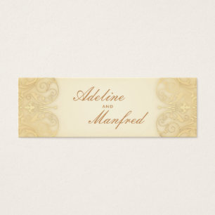 Nouveau Victorian Pale Gold Fancy Wedding Website