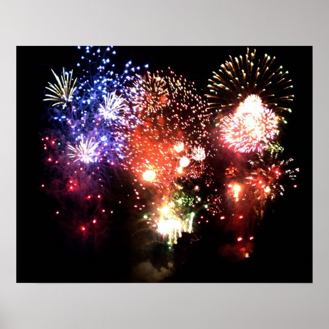 Nouvel an : final bouquet of feu d'artifice - poster (Front)