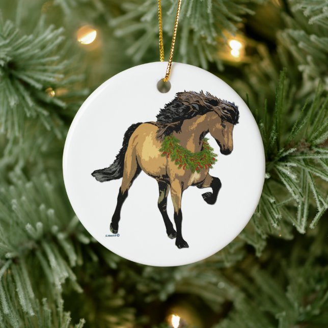 Nouvelle Christmas Ceramic Ornament (Tree)