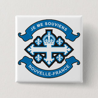 Nouvelle-France 15 Cm Square Badge