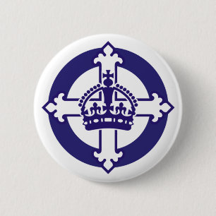 Nouvelle-France, l'Amerique du Nord 6 Cm Round Badge
