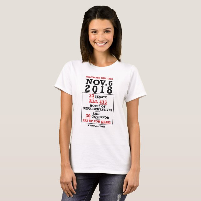 Nov.6,2018 - Vote Them Out T-Shirt (Front Full)