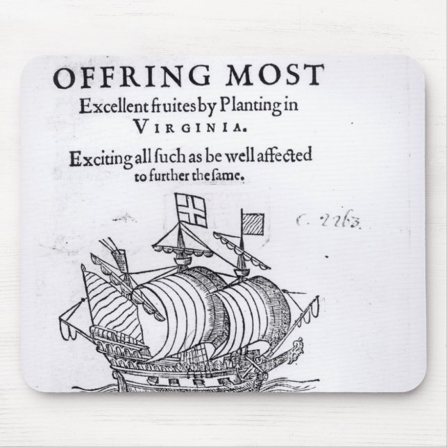 Nova Britannia. Offring Most Excellent Fruites Mouse Pad (Front)