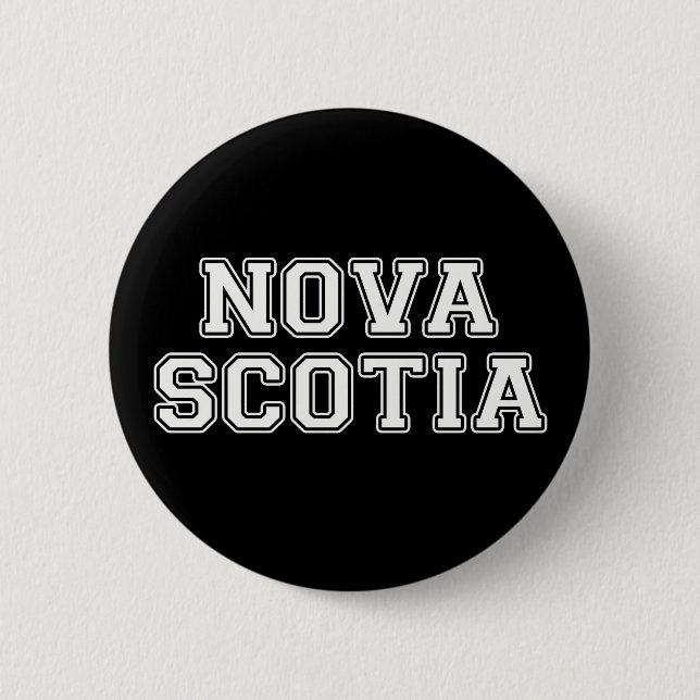 Nova Scotia 6 Cm Round Badge (Front)