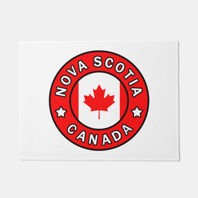 Nova Scotia Canada Doormat (Front)