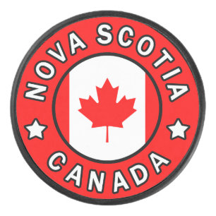 Nova Scotia Canada Hockey Puck