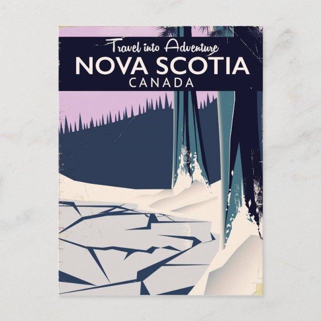Nova Scotia, Canada holiday travel poster. (Front)