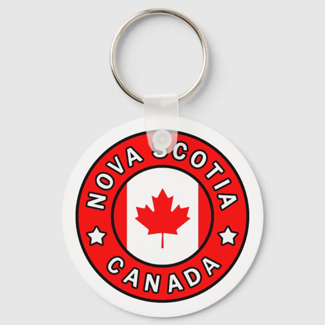 Nova Scotia Canada Key Ring (Front)