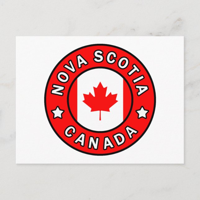 Nova Scotia Canada Postcard (Front)