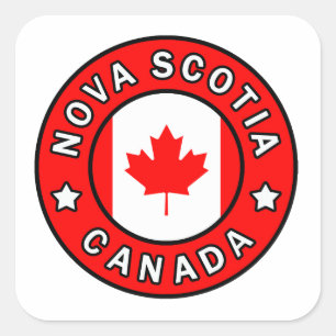Nova Scotia Canada Square Sticker