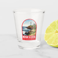 Nova Scotia Canada Travel Art Vintage