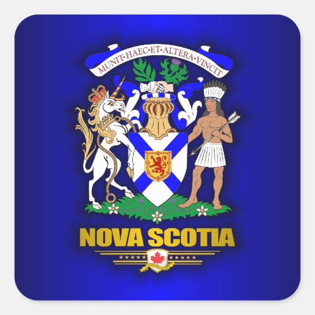 Nova Scotia COA Square Sticker (Front)