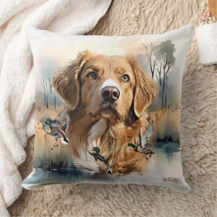 Nova Scotia Duck Tolling Retriever, Art Cushion