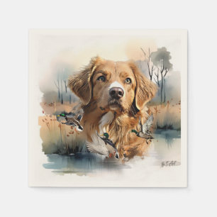 Nova Scotia Duck Tolling Retriever, Art Napkin