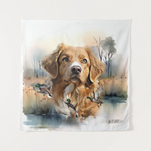 Nova Scotia Duck Tolling Retriever, Art Tapestry