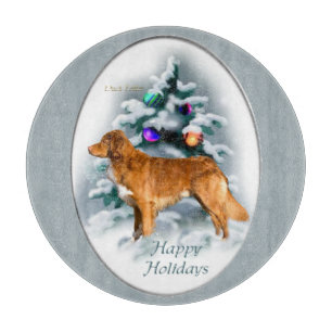 Nova Scotia Duck Tolling Retriever Christmas Cutting Board