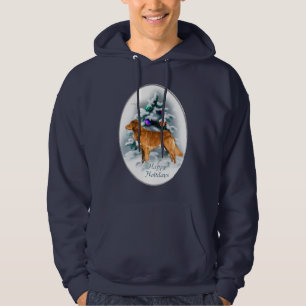 Nova Scotia Duck Tolling Retriever Christmas Gifts Hoodie