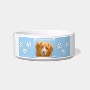 Nova Scotia Duck Tolling Retriever Dog Painting Bowl