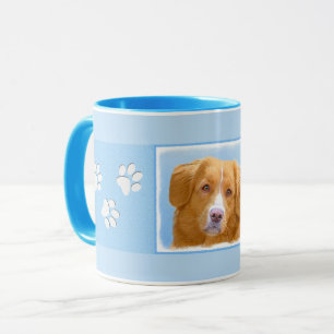Nova Scotia Duck Tolling Retriever Dog Painting Mug