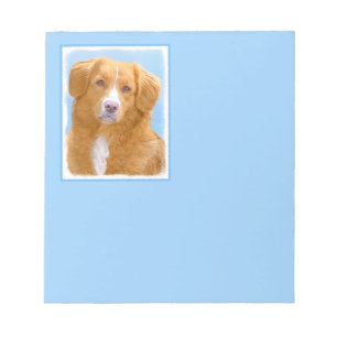 Nova Scotia Duck Tolling Retriever Dog Painting Notepad