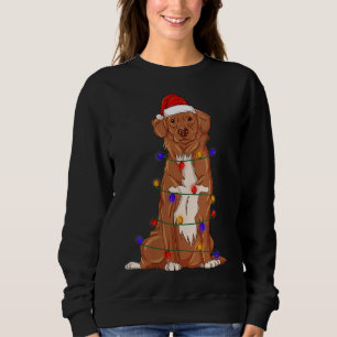 Nova Scotia Duck Tolling Retriever Dog Wearing Chr Sweatshirt