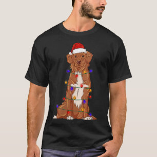 Nova Scotia Duck Tolling Retriever Dog Wearing Chr T-Shirt