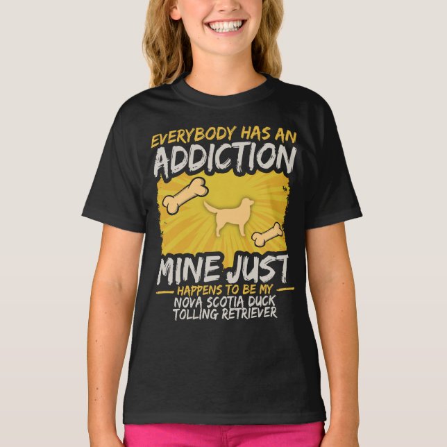 Nova Scotia Duck Tolling Retriever  Funny Dog T-Shirt (Front)
