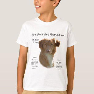 Nova Scotia Duck Tolling Retriever History Design T-Shirt