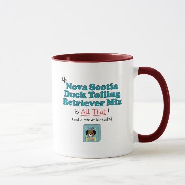 Nova Scotia Duck Tolling Retriever Mix is All That Mug (Right)