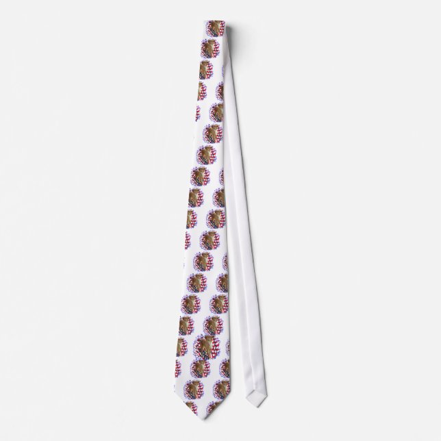 Nova Scotia Duck Tolling Retriever Patriot Tie (Front)