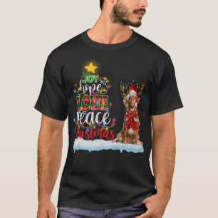Nova Scotia Duck Tolling Retriever Santa Hat Chris T-Shirt