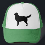 Nova Scotia Duck Tolling Retriever Silhouette Trucker Hat<br><div class="desc"></div>