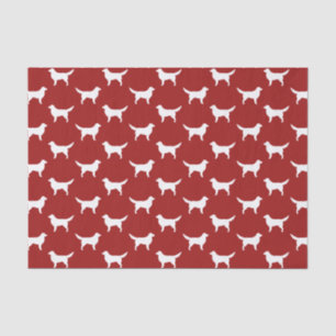 Nova Scotia Duck Tolling Retriever Silhouettes Tissue Paper