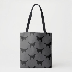 Nova Scotia Duck Tolling Retriever Silhouettes Tote Bag