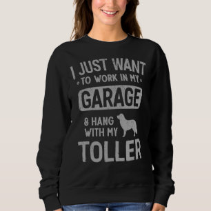 Nova Scotia Duck Tolling Retriever Toller Dad Gara Sweatshirt