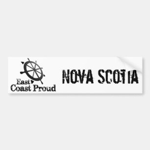 Nova Scotia East Coast Nautical Bumper Sticker