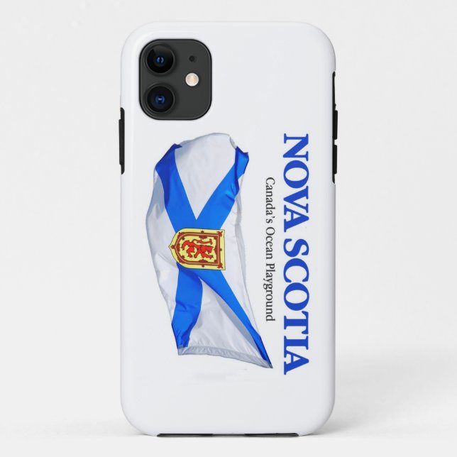 Nova Scotia Flag Case-Mate iPhone Case (Back)