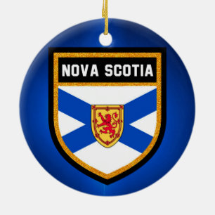 Nova Scotia Flag Ceramic Ornament