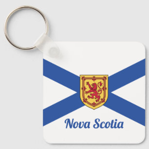 Nova Scotia Flag for Bluenosers Key Ring