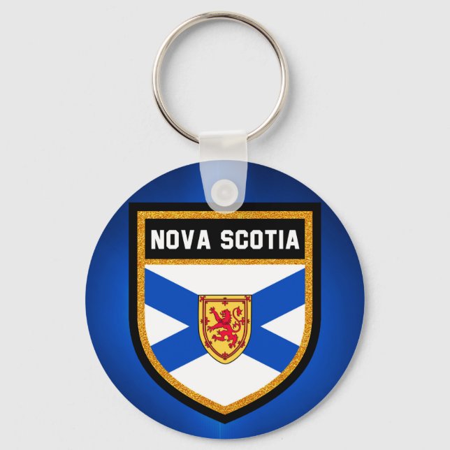 Nova Scotia Flag Key Ring (Front)