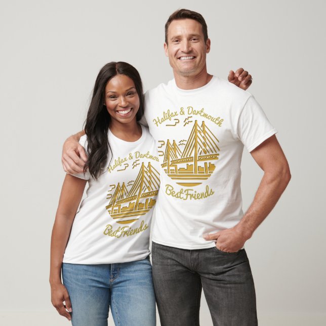 Nova Scotia Halifax and Dartmouth bestfriends T-Shirt (Unisex)