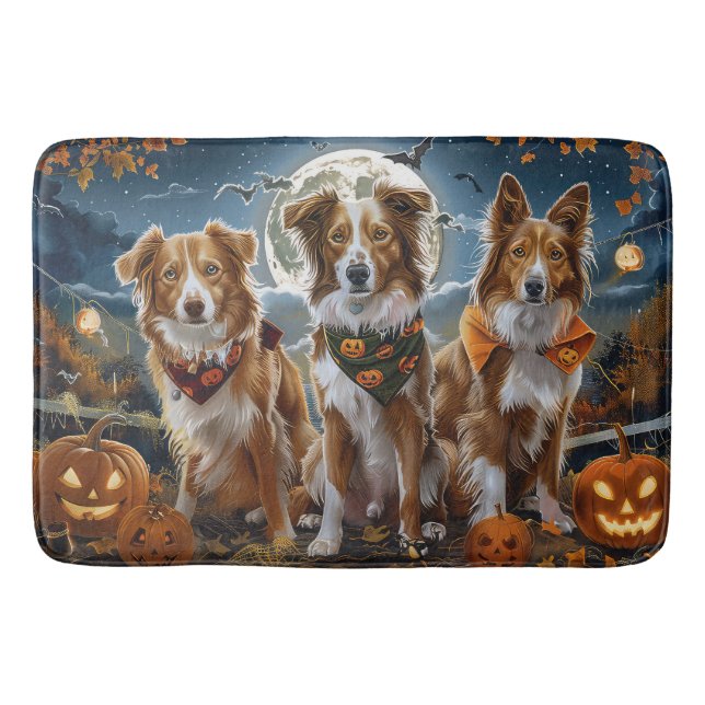 Nova Scotia Halloween Spooky Bath Mat (Front)