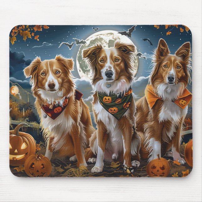Nova Scotia Halloween Spooky Mouse Pad (Front)